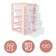 thumbnail image 4 of Pawsdot 1Pcs Clear Drawer Box Pink Plastic PP Dustproof Storage Organization for Household Items, 4 of 6