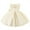 Champagne, variant on Flower Girls Bowknot Tutu Dress for Kids Baby Wedding Birthday Party Baptism Formal Dresses