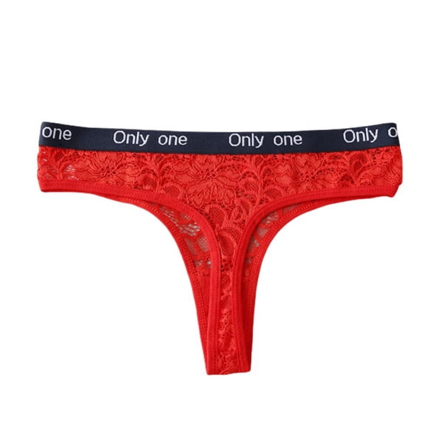 Xmarks Low Rise Hipster Panties for Women Seamless Lace Hollow Out T