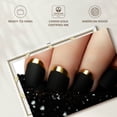 thumbnail image 6 of Elephant Stock Matte Black Nails Wall Art - Horizontal Canvas Wall Art - Living Room Wall Decor - Fashion And Beauty Canvas - Black And Beige Decor - 51" x 34", 6 of 8
