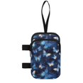 thumbnail image 2 of COEQINE Forearm Crutch Bag with Zipper Phone Pouch Blue Butterfly Galaxy Walking Cane Accesories, Zipper Pouch, Hands-Free, Organize Daily Essentials, for Seniors Men Women, 2 of 7