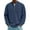 08#Navy, variant on Mens Quarter Zip Pullover Stand Collar Corduroy Plus Size Sweatshirt No Hood Big and Tall Sweater Thermal Top Wine 2XL