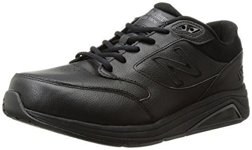 new balance mens black walking shoes