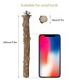 thumbnail image 2 of 4 PCS Natural Wood Bird Perch Parrot Perch Stand-Perch Platform Cage Accessories For Parrotlets Budgies Cockatiels, 2 of 8