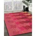 thumbnail image 2 of Ahgly Company Indoor Rectangle Patterned Ferrari Red Area Rugs, 5' x 7', 2 of 6