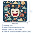 thumbnail image 5 of Tooth Square Desk Mat Mousepad, 8.3x9.8 Inch Non-Slip Rubber Bottom, Printed Gaming Mousepad for Office and Gaming, 5 of 6
