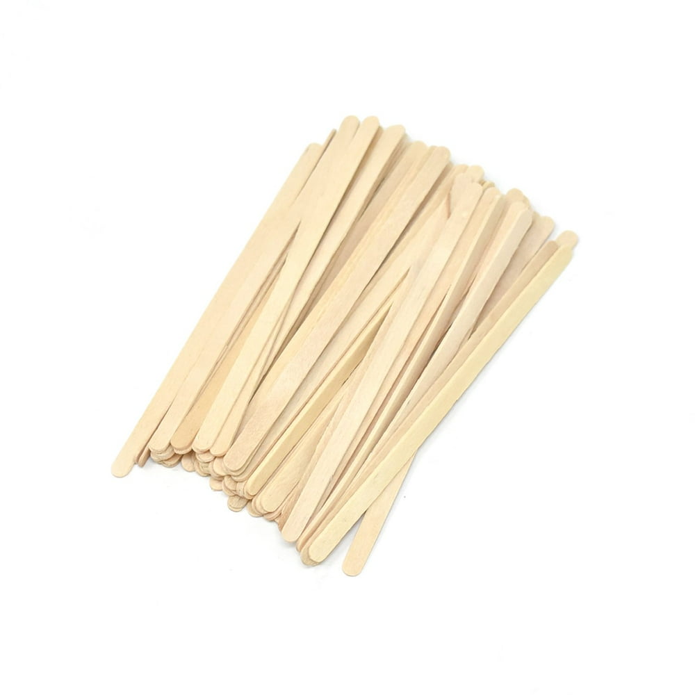 Wood Craft Stir Sticks, Natural, 51/2Inch, 100Count