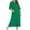 A-Green907, variant on XIAONU Women's Solid Zip Front Pocket Mini Sleepwear Loose Short Sleeve Split Neck Loungewear Soft Sleek Sleep Nightgowns