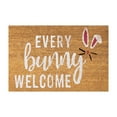 thumbnail image 1 of TIELUTT Funny Easter Bunny Door Mat Warm Welcome Mat Door Mat As A for Easter Home Easter Floor Fall Throws Blankets 100 Carpet Rug Large Living Room Rugs Couch Throw Carpet for Room, 1 of 5