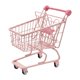 thumbnail image 1 of Mini carrito de compras de juguete, carrito de supermercado utilitario, carrito de mano para niñas Rosa, 1 of 9