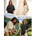 thumbnail image 6 of SiiMmcuzy Pack Oversized Tshirts for Women Short Sleeves Workout Tops | Loose Fit, Crew Neck, Baggy, Summer, Casual, Gym, Plus Size, Plain, Tops, Fashion, Clothes, 2026, 6 of 7