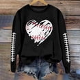 thumbnail image 5 of HUITKMM Chandails d'Automne pour Femmes Chandail à Manches Longues Col Rond Imprimé Football Chandail Décontracté pour Usage Quotidien et Activités Sportives Chemise Athlétique Douce et Confortable, 5 of 5