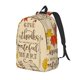 thumbnail image 1 of Easygdp Thanksgiving With A Grateful Heart Mochila de Lona Resistente para Laptop, Compatible con Laptops de 15 a 17 pulgadas, Ideal para Escuela, Trabajo y Viajes-Medium, 1 of 5