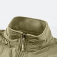 thumbnail image 5 of Men's Lightweight Vest Sleeveless Outdoor Work Jacket for Travel Hiking Running Khaki XL, 5 of 7