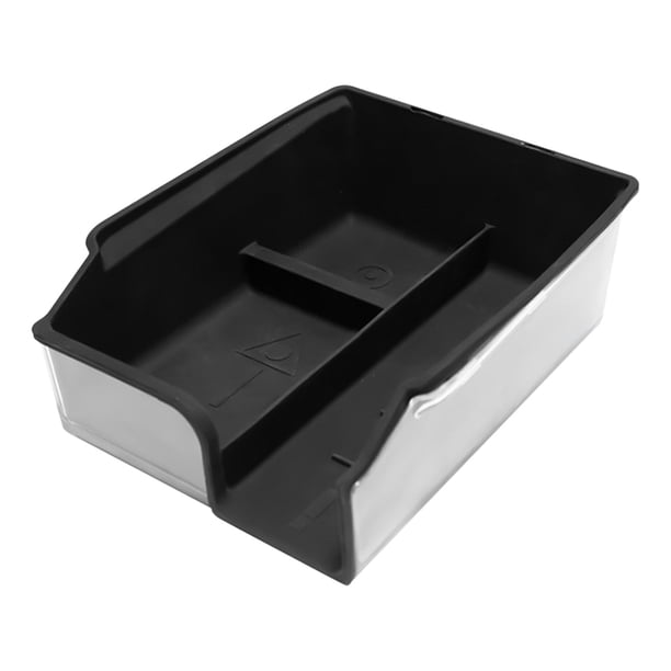 Bandeja organizadora de consola central para porta pañuelos Tesla Model 3 Model Y Negro
