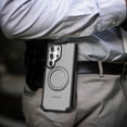 thumbnail image 2 of Encased Belt Case for Samsung Galaxy S25 Ultra with Holster Clip (Compatible with MagSafe Qi2) Built-in Magnetic Rotating Stand (Black), 2 of 9