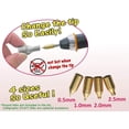 thumbnail image 2 of Hot Foil Embossing Stamping Pen with 6 Rolls Hot Foil Papers, USB Powered (with 4 Nibs) (Black), 2 of 6