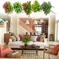 thumbnail image 4 of Inteprter 2x flores artificiales, plantas de imitación, decoración de hierro, arreglos al aire libre, coloridos, hermosos plásticos, calcomanía de Flores artificiales Rosa Inteprter HA084317-01, 4 of 6