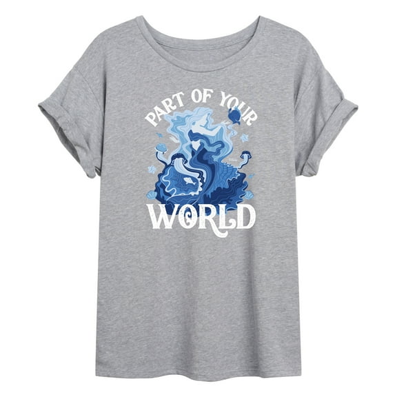Disney - Part Of Your World - Juniors Ideal Flowy Muscle T-Shirt