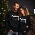 thumbnail image 2 of EcoLoom Daughter Karma Mom Mother Mommy Grandmother Mum Mothers Day Long Sleeve Unisex Midweight Crewneck Sweatshirt, 2 of 4