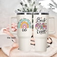 thumbnail image 3 of 40 oz Gigi Tumbler with handle Lid and Straw, Best Gigi Ever Vacuum Insulated Travel Coffee Mug CupTumbler, Mothers Day Gifts for Grandmother, 3 of 6