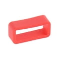thumbnail image 4 of Uxcell Watch Band Strap Loops Silicone Watch Holder Keeper for 16mm Width Watch Band, Red 4 Pack, 4 of 5