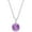 Violet, variant on Everly Women's Amethyst Sterling Silver Necklace