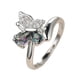thumbnail image 1 of Anillos para mujeres, regalos para mujeres, anillos de nudillos de cristal de mariposa, regalo festivo de San Valentín, mariposa de circonita, lazo de cristal brillante, joyería de boda para nudillos, 1 of 3