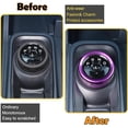 thumbnail image 2 of Tinki Gear Shift Switch Button Ring Trim Cover Fit for Ford Maverick 2022 2023 2024, Aluminum ，1PCS, 2 of 7