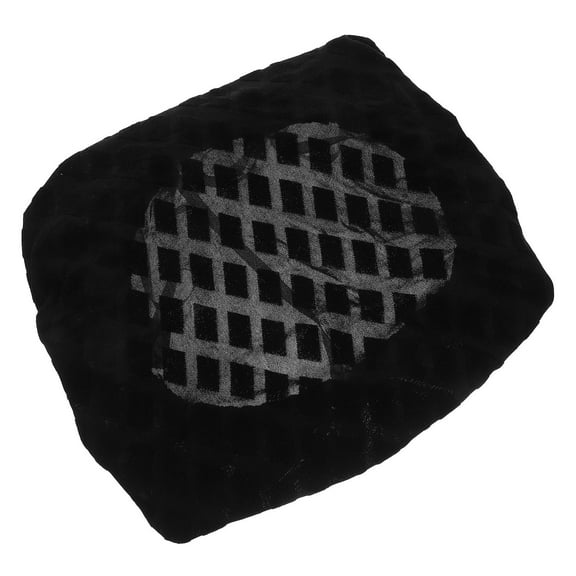 LOLIPPYY Black Elastic Office Chair Seat Cover with Thick Cushion, Perfect for Gaming and Desk Chairs Comfort