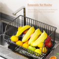thumbnail image 2 of Fruit Vegetable Storage Basket With Wheels Kitchen Storage Rack 6-Tier Fruit Vegetable Stackable Floor-Standing Movable Organizer Household Storage Snack Shelf for Kitchen Living Room Dressers Stand, 2 of 6