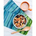 thumbnail image 3 of Blue Green Kitchen Dish Towels for Drying Dishes Set of 2, Gradient Watercolor Modern Abstract Art Waffle Weave Microfiber Hand Tea Bathroom Towels Quick Dry & Absorbent Towel 12x12, 3 of 7
