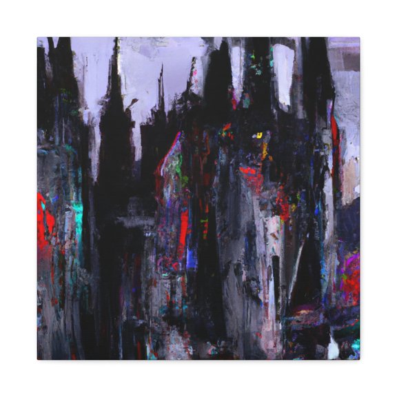 Gothic Abstract Expressionism - Canvas
