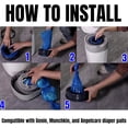 thumbnail image 7 of 6-pack Diaper Pail Refill Bags, Extended 200in Diaper Refill, Odor Control Compatible with Genie Munchkin Angelcare Diaper Pail,Diaper Disposal System Replacement Bags, 7 of 7