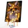 thumbnail image 2 of Kit de pintura por números DIY Light Fox Canvas Oil Art Picture para la decoración de la habitación del hogar FLhrweasw Nuevo, 2 of 9