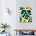 thumbnail image 4 of GOSMITH Canvas Wall Art 16x20 in / 12x16 in Tropical Leaves Green Palm Decorative Painting 16x20 in, 4 of 5