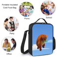 thumbnail image 5 of Grizzly Bear Lemming 17 Inch Backpack With Lunch Bag Pencil Case Set Schoolbag Lunch Box Pen Case 3 Pieces, 5 of 8