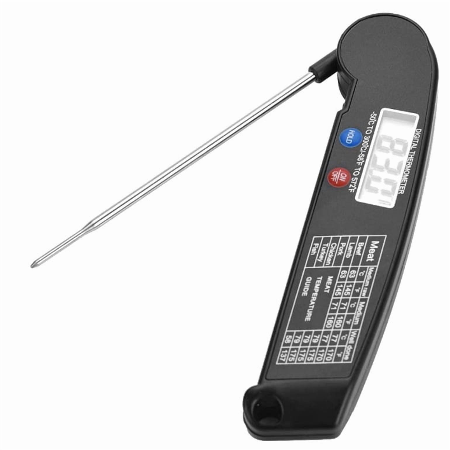 LAATIKUI Meat thermometer food grill measurement waterproof probe thermometer