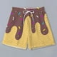 thumbnail image 4 of WILLBEST Pantalones Cortos Casuales para Hombre, Ideales para Nadar En La Playa y Hacer Ejercicio, con Un Elegante Diseño con Cordones y Estampado de Hielo Derretido para Cualquier Temporada., 4 of 5