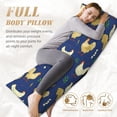thumbnail image 5 of Lsque Funny Chicken Body Pillow Case Cover,Ultra-Soft Microfiber Bed Pillow Cases 20x54 inches,Elegant Bedding,Breathable Durable Pillow Cover with Envelope Closure, 5 of 8
