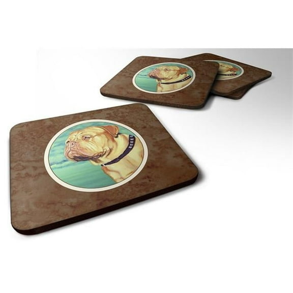 Dogue de Bordeaux Foam Coaster, Set of 4