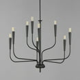 thumbnail image 4 of 24819BK Maxim Lighting Vela - 9 Light Chandelier-24 Inches Tall and 32 Inches Wide-Black Finish    -Traditional Installation, 4 of 5