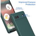 thumbnail image 4 of Case for Google Pixel 6a (2022) 6.1 Inches, Thin TPU Silicone Cover with Camera Protection Soft Interior Anti-Scratch Slim Fit Flexible Phone Case for Pixel 6a - Green, 4 of 7