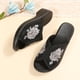 thumbnail image 5 of Sandalias de verano para mujer, zapatillas ligeras, tacones de cuña informales, zapatos de mujer Wmkox8yii  ytu10556, 5 of 9