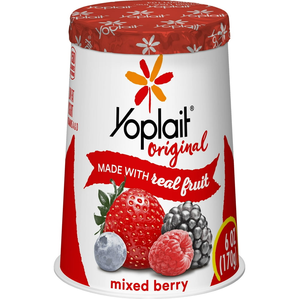 Yoplait Original Yogurt, Mixed Berry, Low Fat, 6 oz