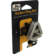Huffy Modern Ring Bell, Fits Handlebars 22.2-31.8 mm, Easy to Attach, Silver, Unisex