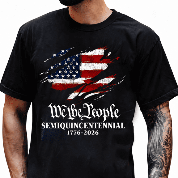 250th Anniversary Mens Patriotic T Shirts USA Flag Retro 1776-2026 Graphic Tee for Men Vintage Independence Day Crewneck Tshirt 5