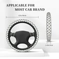 thumbnail image 5 of Fotbe Coffee To Go Pattern for Steering Wheel Cover Universal 15 in Car Accessories for Men Women,Steering Wheel Protector Comfortable Protective Case for SUV Sedan Decor, 5 of 8