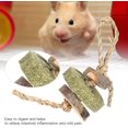 thumbnail image 2 of Pet Chewing Grass Cake, Rabbit Grass Cake String Applewood Small Animal for Teeth Grinding for Teeth Care, 2 of 8