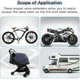 thumbnail image 5 of 45 degree tire valve extender for two-wheel passenger car valve stem extender 6-pack valve stem extender RV, 5 of 5